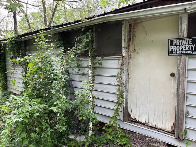 view of side of home