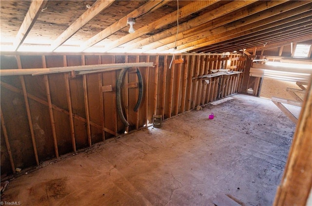 view of basement