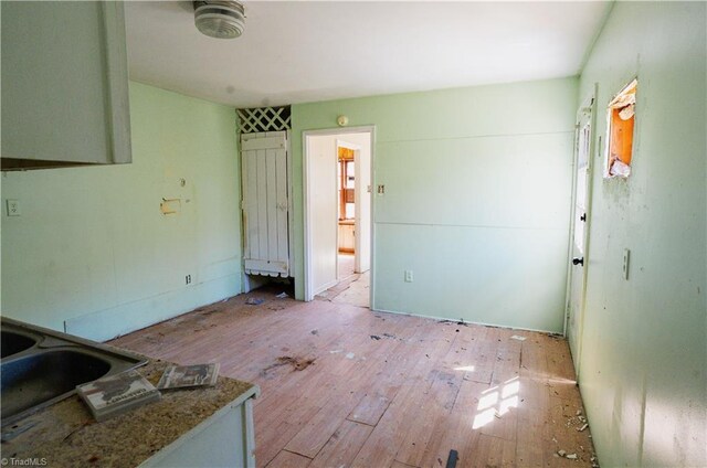 interior space featuring hardwood / wood-style floors