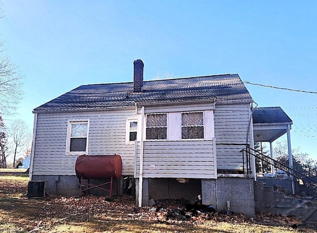 view of back of property