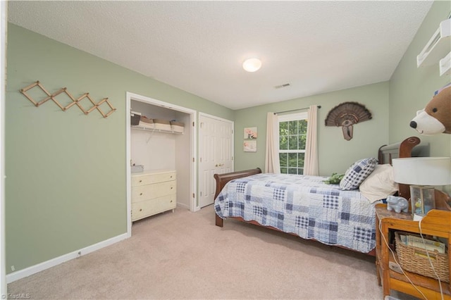 1923 Treyburn Ln, High Point, NC 27265 - carpeted bedroom featuring baseboards and a textured ceiling