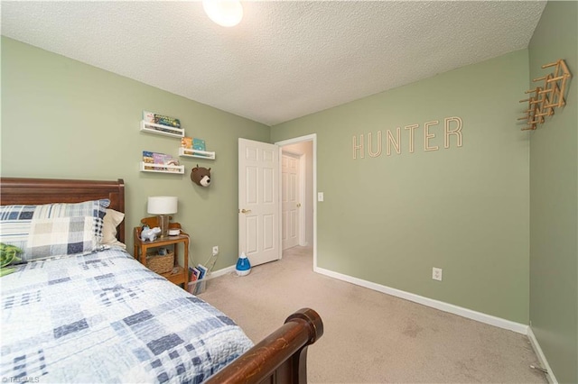1923 Treyburn Ln, High Point, NC 27265 - bedroom with carpet and a textured ceiling