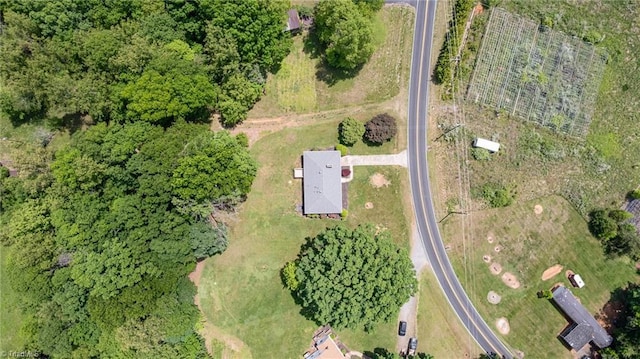 aerial view of property's location