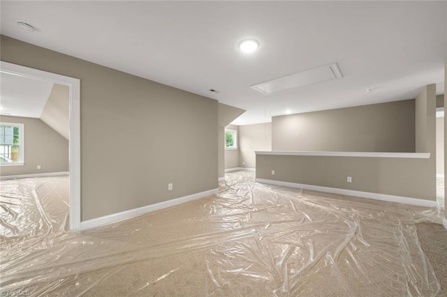6957 Orchard Path Dr, Clemmons, NC 27012 - empty room featuring attic access, baseboards, and a smoke detector