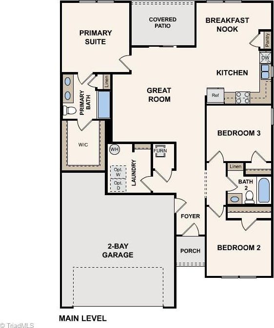 1931 Calvin Ave, Salisbury, NC 28147 - view of home floor plan