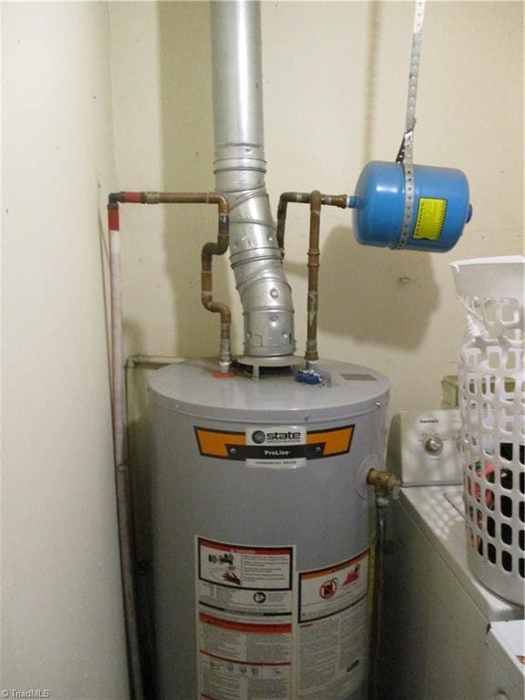 500 Avalon Pl, High Point, NC 27262 - utilities with water heater and washer / dryer