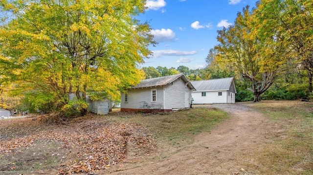 view of side of home