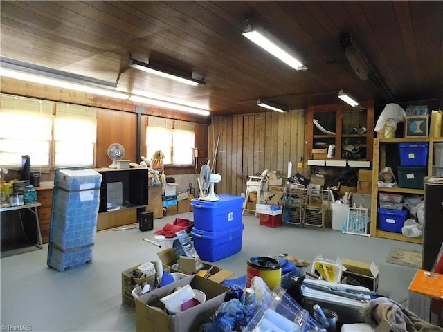 view of storage room