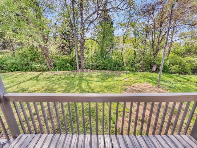 230 Vista Cir Unit B, Winston-Salem, NC 27106 - deck with a lawn