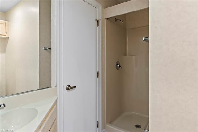 881 Brookleigh Ct, Winston-Salem, NC 27104 - full bath with vanity and a stall shower