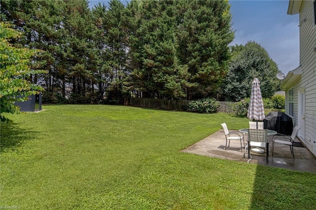 4317 Bradbury Way, High Point, NC 27265 - view of yard with a patio area