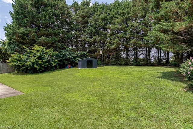 4317 Bradbury Way, High Point, NC 27265 - view of yard with a storage unit