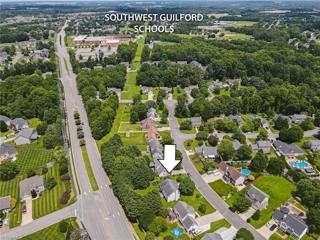 4317 Bradbury Way, High Point, NC 27265 - aerial view of residential area