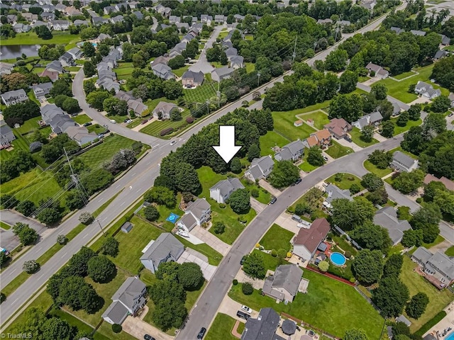 4317 Bradbury Way, High Point, NC 27265 - aerial overview of property's location with nearby suburban area