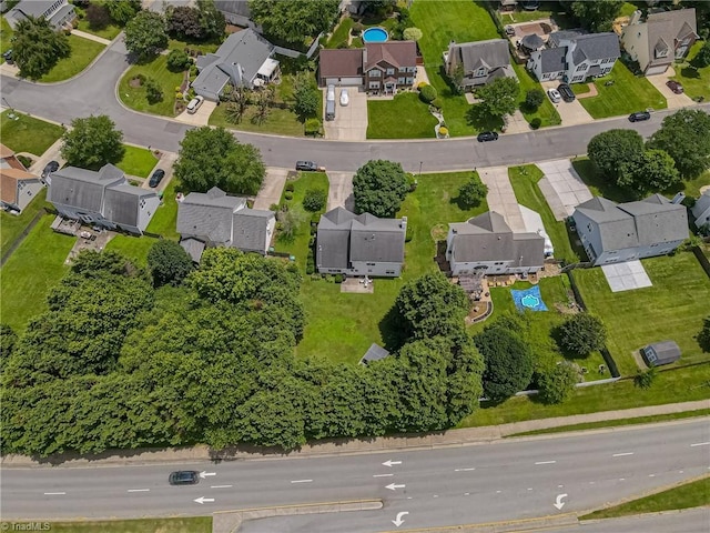 4317 Bradbury Way, High Point, NC 27265 - aerial view of property and surrounding area featuring nearby suburban area