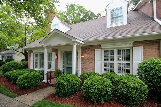 39 Fountain Manor Dr Unit A, Greensboro, NC 27405 - view of front of house with brick siding and a shingled roof