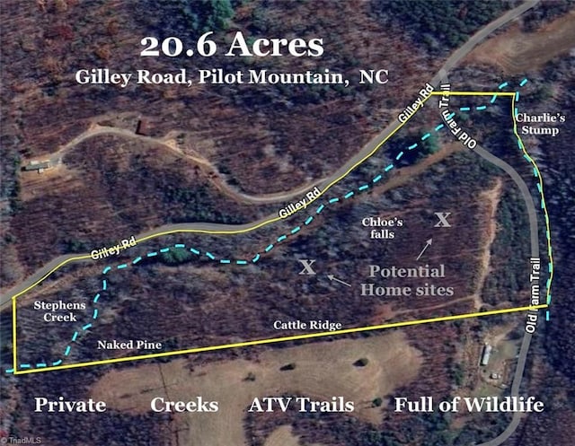 XX Gilley Rd Unit 20.63Acres, Pilot Mountain NC, 27041 land for sale