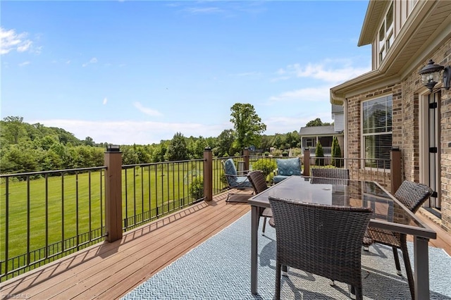 601 Rachel Smothers Dr, Greensboro, NC 27455 - deck with a yard