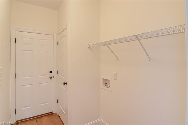 3001 Walbrook Ter, Browns Summit, NC 27214 - laundry area with washer hookup and light wood-style flooring
