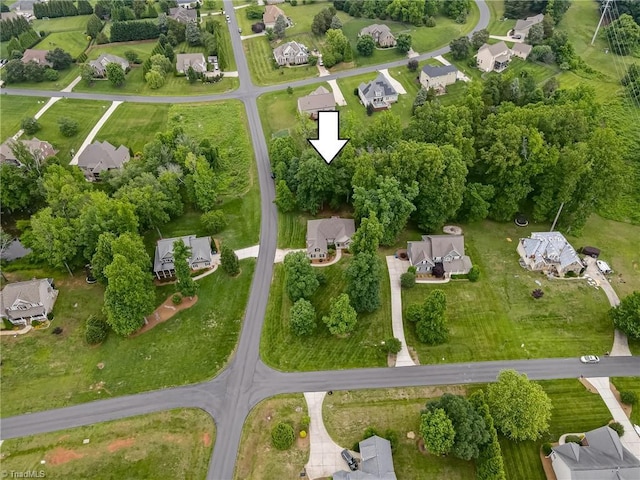 3001 Walbrook Ter, Browns Summit, NC 27214 - aerial view of property and surrounding area with nearby suburban area