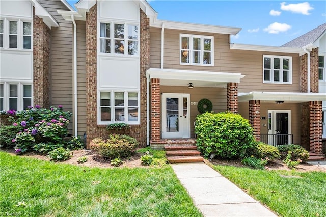 4548 Fernhaven Cir, Winston-Salem, NC 27104 - townhome / multi-family property featuring brick siding
