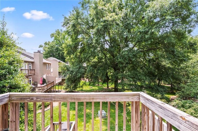 4548 Fernhaven Cir, Winston-Salem, NC 27104 - view of balcony