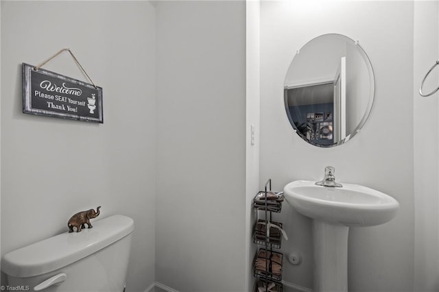 817 Sagemount St, Jamestown, NC 27282 - half bathroom featuring toilet and a sink