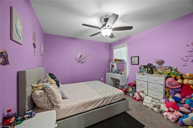 817 Sagemount St, Jamestown, NC 27282 - carpeted bedroom with ceiling fan