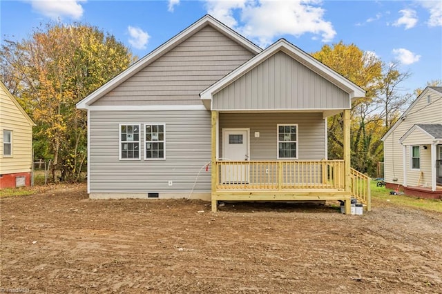 view of front of home with a porch