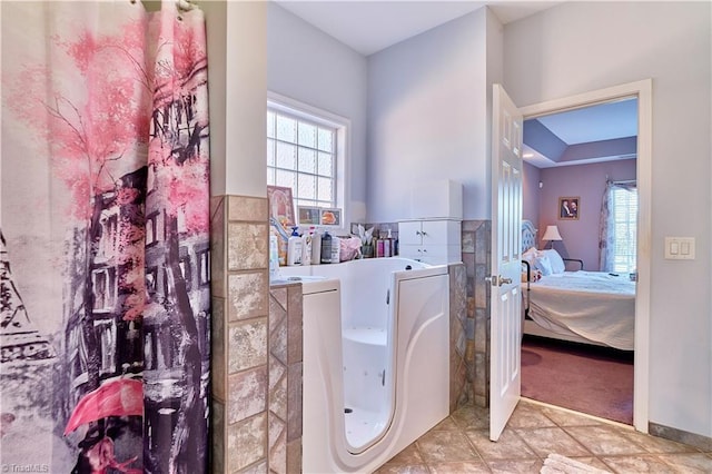 bathroom featuring tile patterned floors