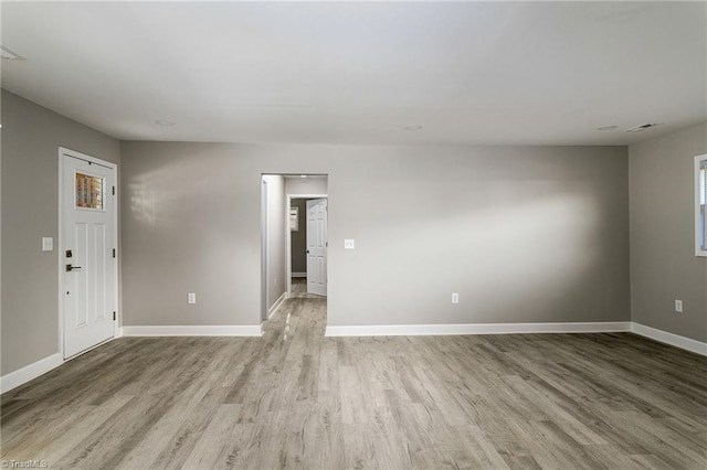 5515 Bethania Rd, Pfafftown, NC 27040 - empty room with wood finished floors and baseboards