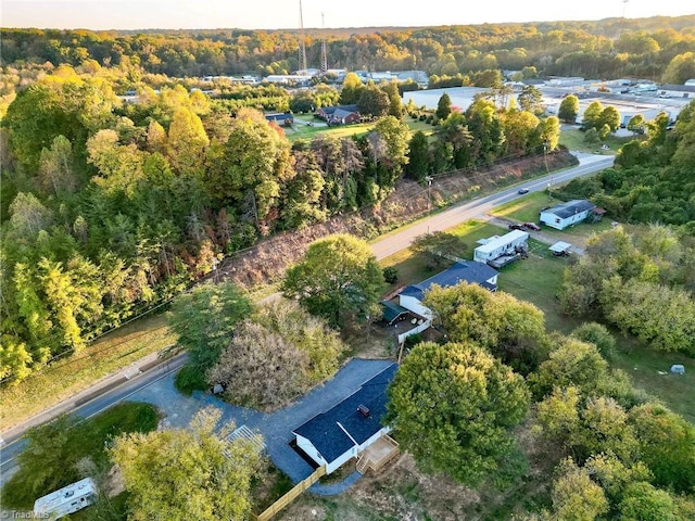 5515 Bethania Rd, Pfafftown, NC 27040 - drone / aerial view of a heavily wooded area