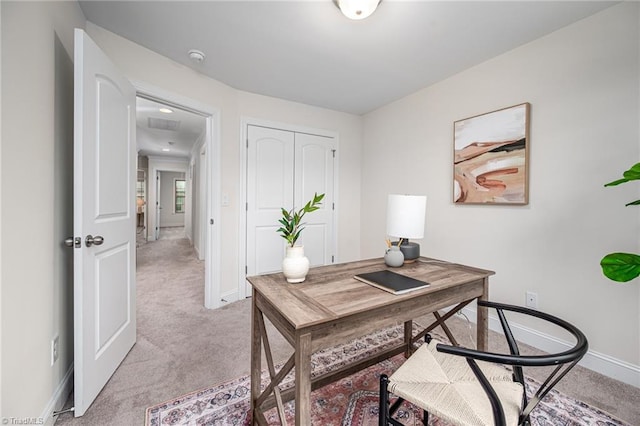 914 Bonanza Ln, Mebane, NC 27302 - office area with baseboards and light colored carpet