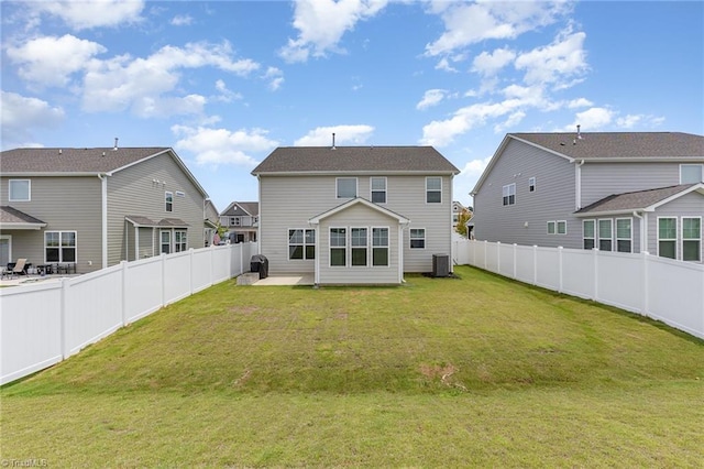 1515 Peabody Ct, Mebane, NC 27302 - back of house featuring a fenced backyard and a patio area