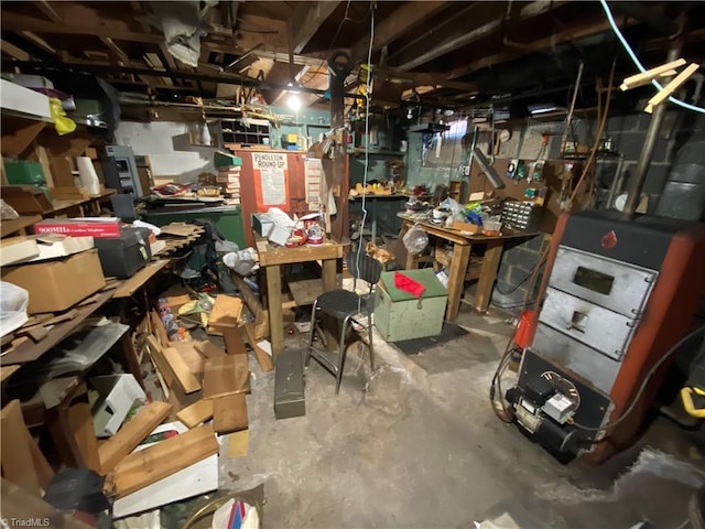 view of storage room