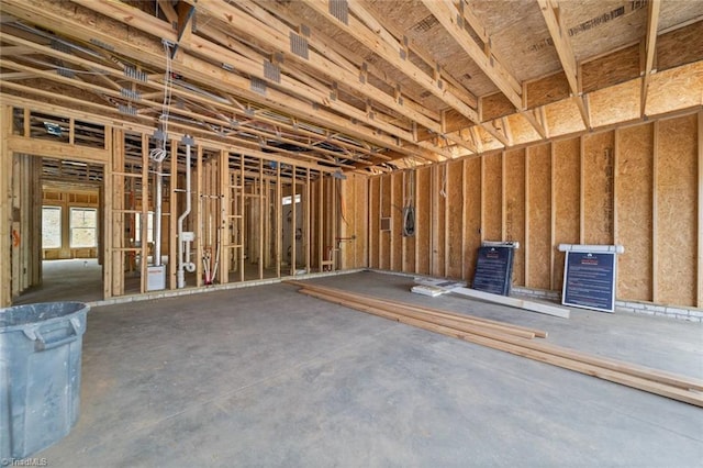 2751 Monarch Way, Winston-Salem, NC 27106 - miscellaneous room featuring concrete flooring