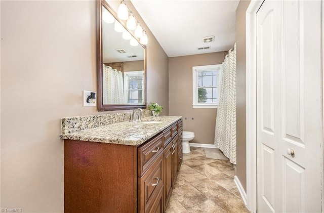 306 Pratt Rd, Dobson, NC 27017 - bathroom with vanity and toilet