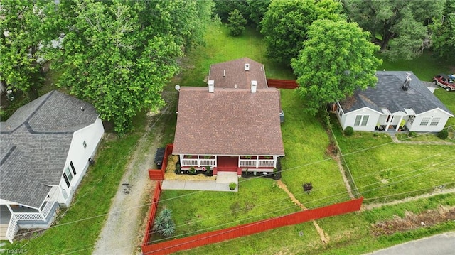 4624 Circle Dr, Winston-Salem, NC 27105 - aerial view of property and surrounding area