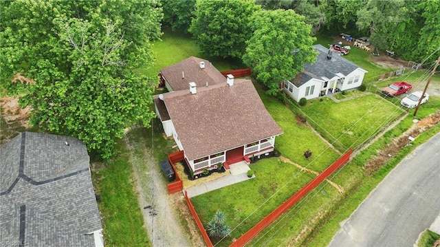 4624 Circle Dr, Winston-Salem, NC 27105 - aerial view of property and surrounding area