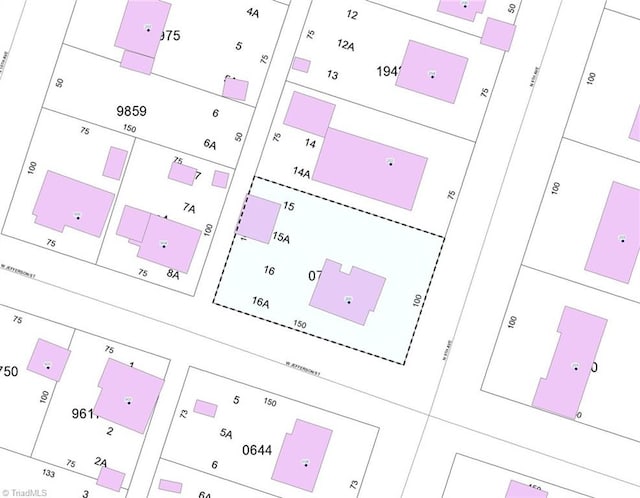 200 N 9th Ave, Mayodan, NC 27027 - parcel map