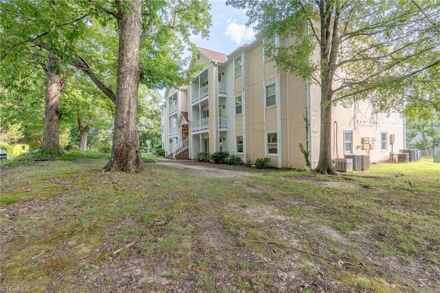 view of property with cooling unit