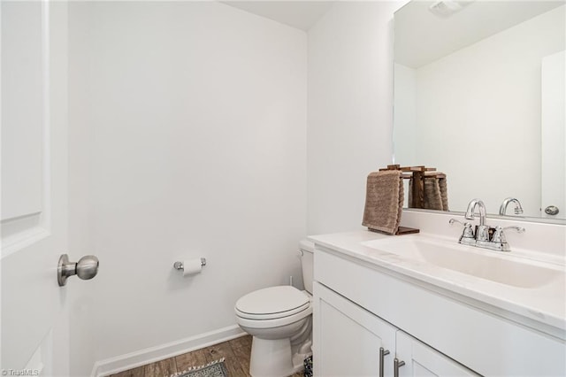 1026 Baileys Chapel Rd, Advance, NC 27006 - bathroom featuring vanity and wood finished floors