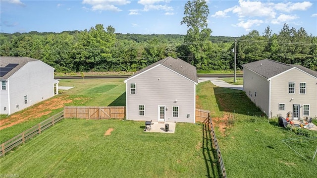 1026 Baileys Chapel Rd, Advance, NC 27006 - view from above of property with a heavily wooded area
