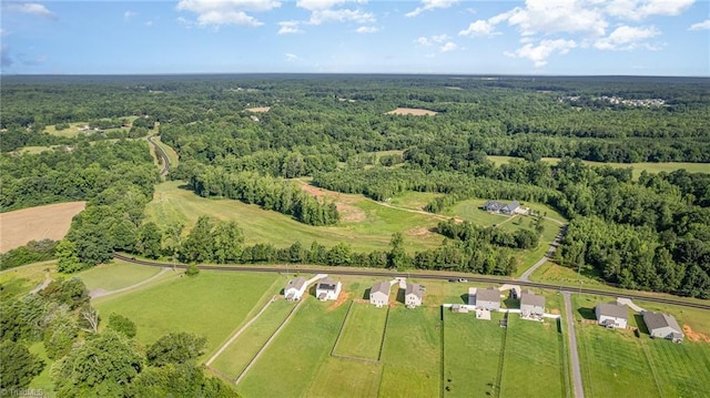 1026 Baileys Chapel Rd, Advance, NC 27006 - aerial view of property's location featuring a forest