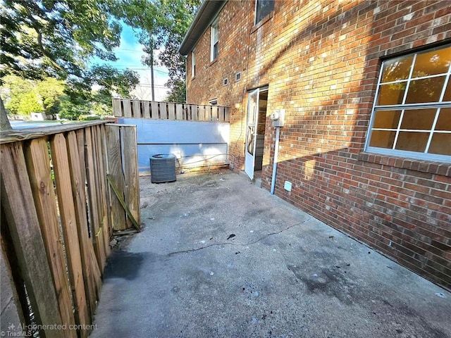 view of patio / terrace with cooling unit