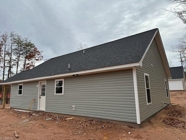 view of rear view of property