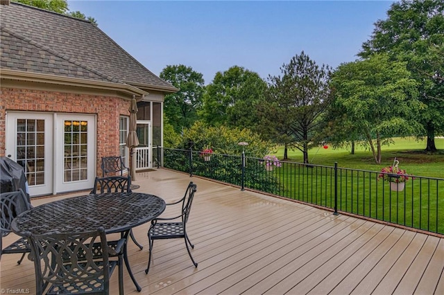 925 Salem Glen Ct, Clemmons, NC 27012 - deck with a yard and area for grilling