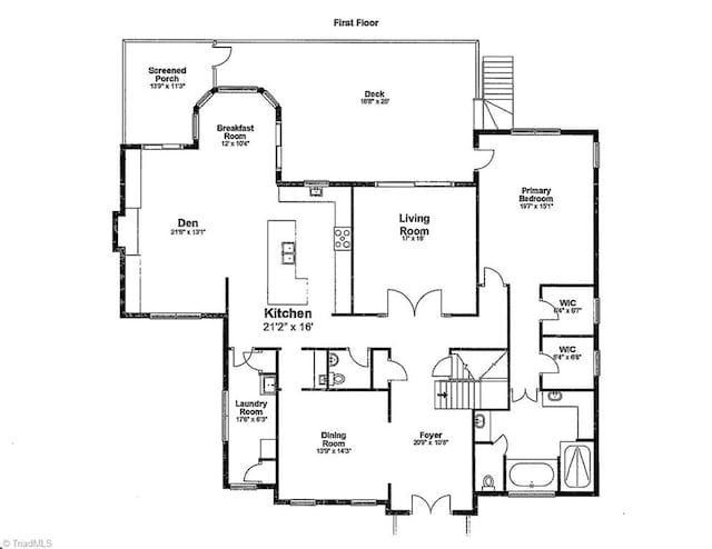 925 Salem Glen Ct, Clemmons, NC 27012 - view of property floor plan