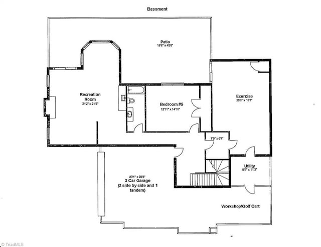 925 Salem Glen Ct, Clemmons, NC 27012 - view of floor plan / room layout