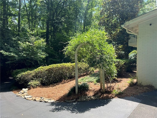 590 Knob View Dr, Winston-Salem, NC 27104 - view of yard featuring a view of trees